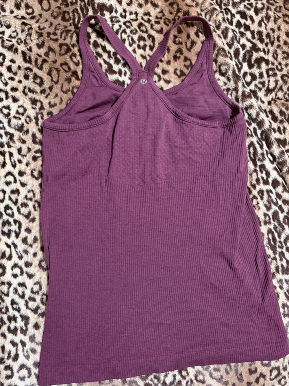Lululemon Plum Ribbed Racerback Tank Top - Picture 5 of 5
